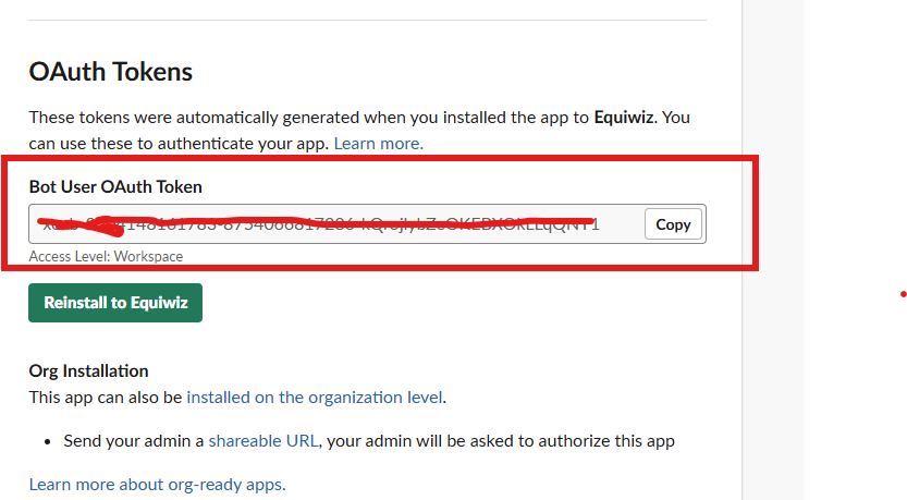 Slack Apps Page