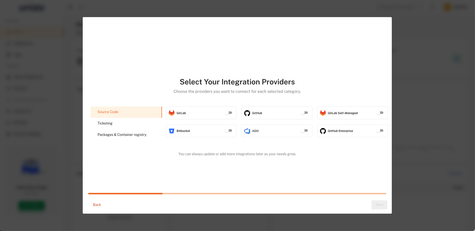 Select Integration Providers