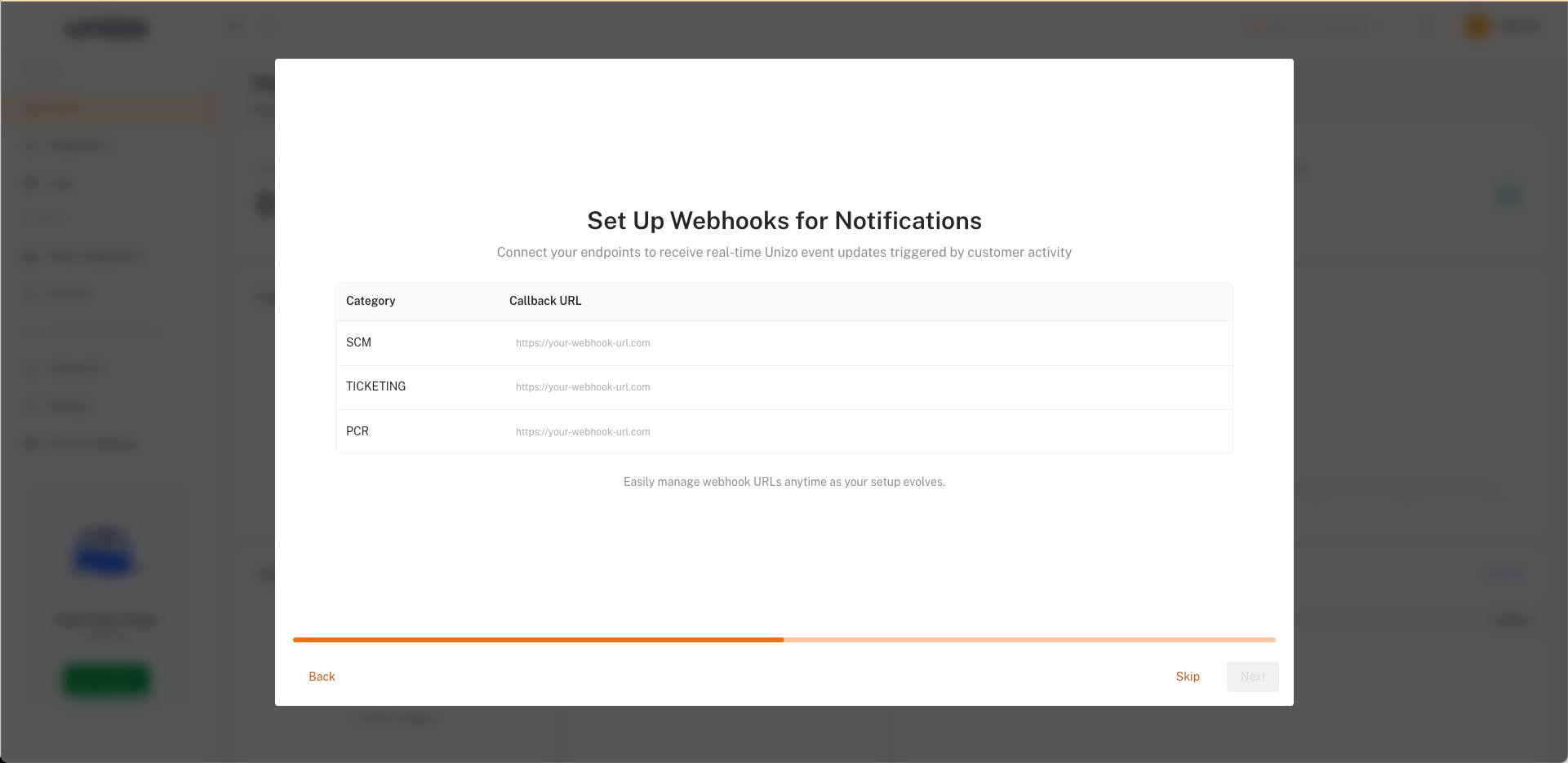 Webhook Configuration