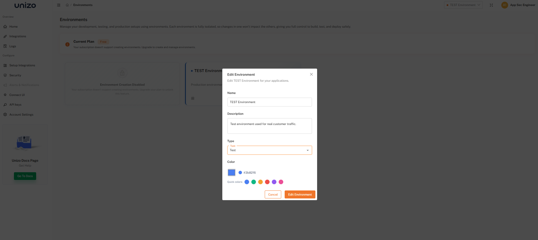Unizo Sign Up Form