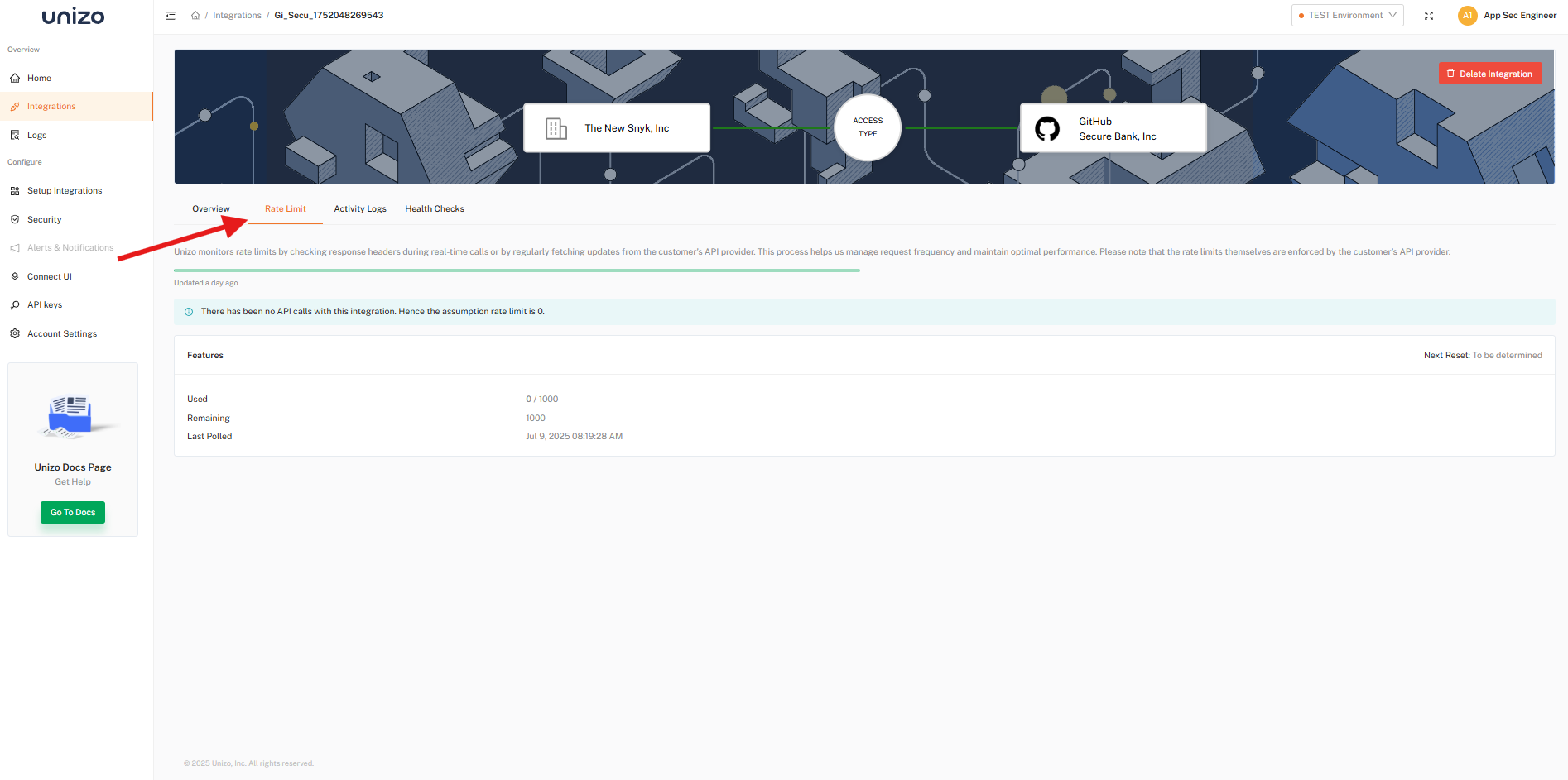 Rate Limit Dashboard