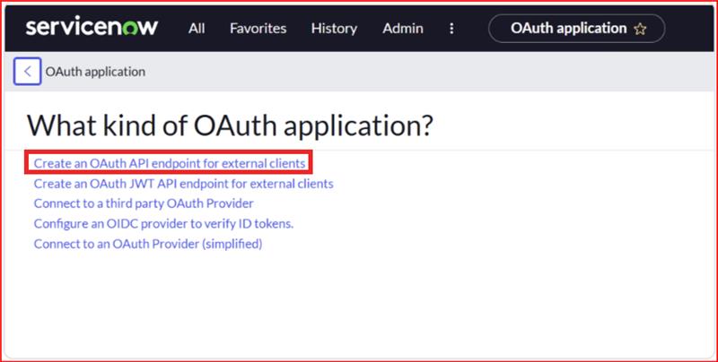 Service Now Settings