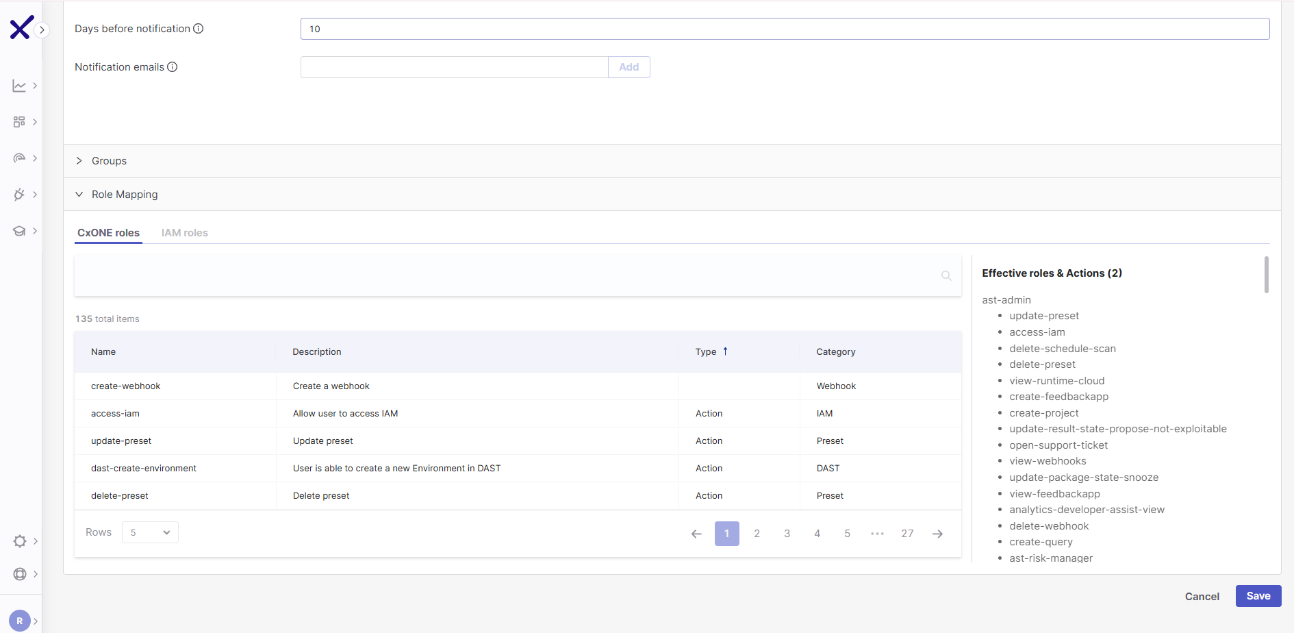 Checkmarx One Permissions Configuration