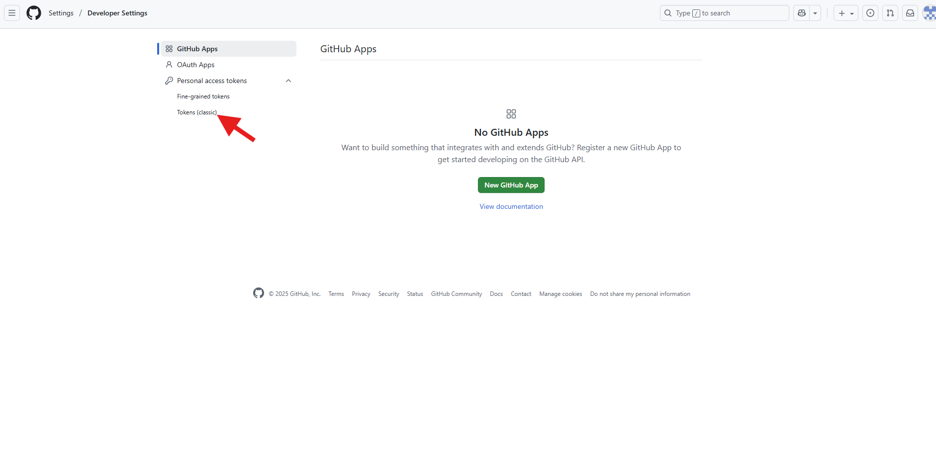 Personal Bitbucket Settings